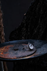 Sterling Silver Vintage Moonlit Rope Ring 純銀古著月光繩紋戒
