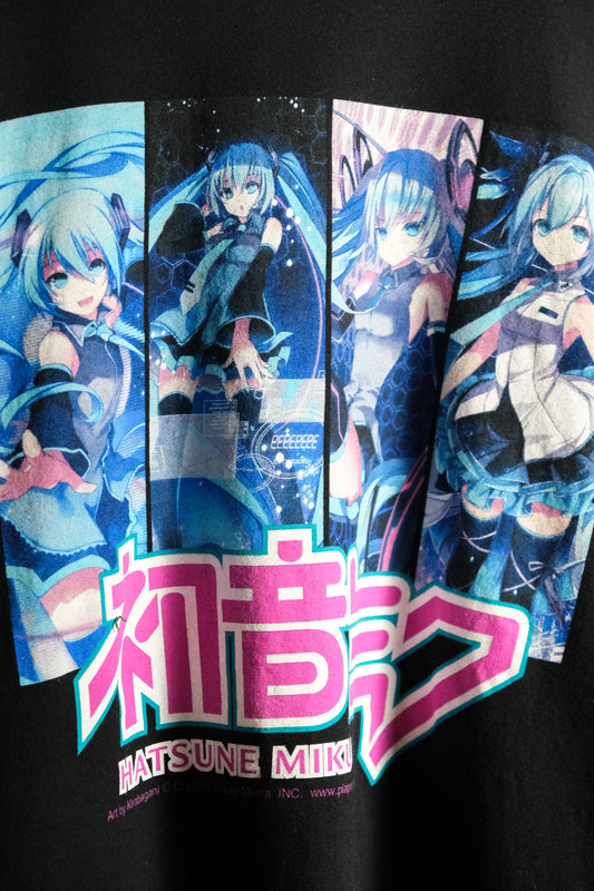 Hatsune Miku Y2K Anime Tee Hatsune Miku anime short kick