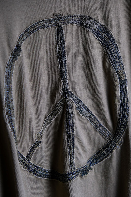 John Varvatos Embroidered Peace T  紐約搖滾風格品牌 反戰刺繡T