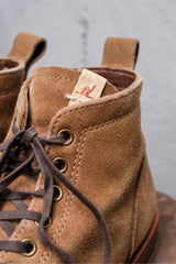 Visvim 2015SS HILTS BOOTS MID-FOLK LT.BROWN 淺棕翻毛皮手工固特異中筒靴