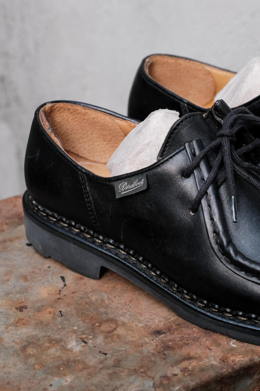 Paraboot Michael Marche II Noir 法國製黑色經典經典莫卡辛鞋 有鞋盒