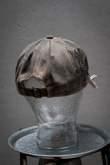 Artisan Hand-Painted Cybersigilism &Yantra Distressed Cap/Aviator Hat  職人手繪賽博 梵天符號 舊化帽 飛行帽