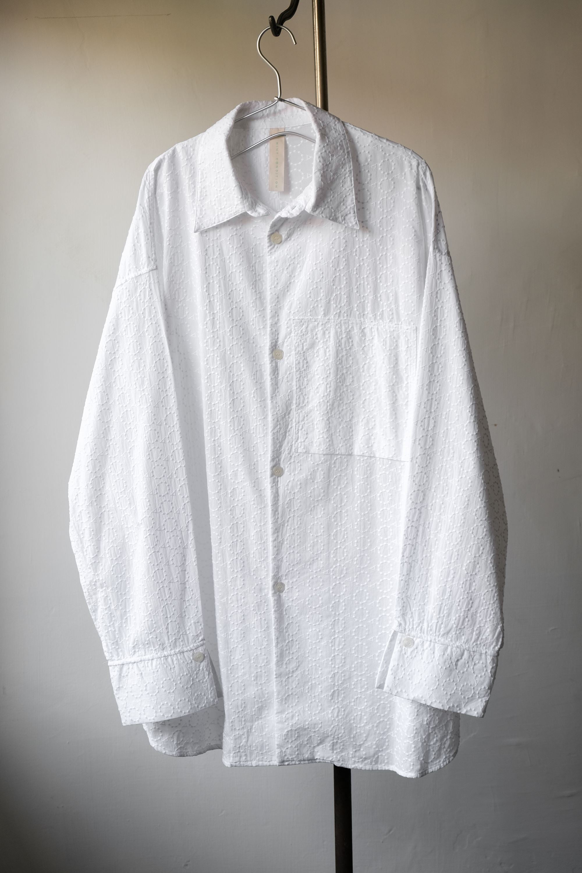 Shinya Kozuka 22AW His Shirt 日本設計師品牌 刺繡雕花長版襯衫