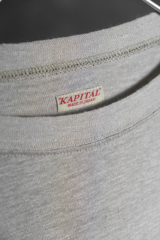 Kapital Linen Jersey Bandana Huge Tee 平田和宏 亞麻針織花卉方巾大落肩短袖 日本製