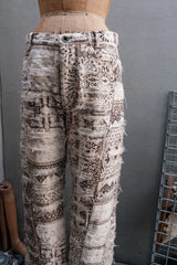 Professor.E - E BORO JEANS 22FW-PE-TRL-02 White