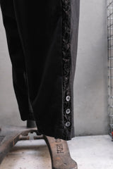 Professor.E 20FW Velvet Stripe Trousers