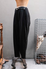 Professor.E 20FW Velvet Stripe Trousers