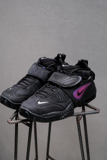 AMBUSH x Nike Air Adjust Force sp "black" 聯名皮革黑紫復古籃球鞋
