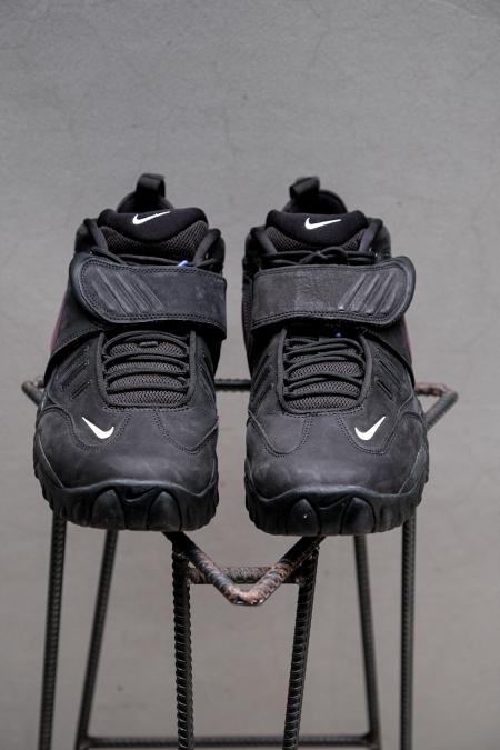 AMBUSH x Nike Air Adjust Force sp "black" 聯名皮革黑紫復古籃球鞋