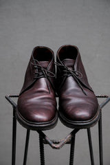 Alden 14907 Color 8 Shell Cordovan Plain Toe Chukka Boot 深酒紅馬臀革三孔短靴