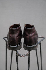 Alden 14907 Color 8 Shell Cordovan Plain Toe Chukka Boot 深酒紅馬臀革三孔短靴