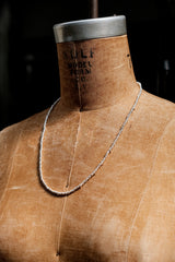 Micro Geometric Fine Silver Chain 微型幾何純銀層次鍊