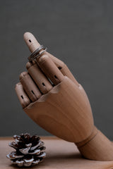 Gentle Twist Fine Silver Ring Set 扭結純銀三件套戒