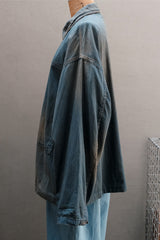 CLESSTE VINTAGE DYED SELVEDGE DENIM US ARMY M-35 PULLOVER JACKET 日本工藝品牌 復古水洗M35套頭夾克外套