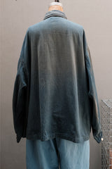 CLESSTE VINTAGE DYED SELVEDGE DENIM US ARMY M-35 PULLOVER JACKET 日本工藝品牌 復古水洗M35套頭夾克外套