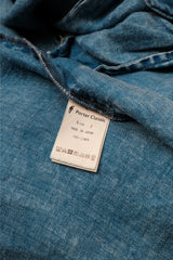 Porter Classic Indigo Linen Wide Jacket 藍染亞麻寬幅外套