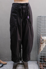 THE NORTH FACE PURPLE LABEL Ripstop Wide Cropped Pants紫標北臉 黑色防撕裂工裝錐形褲