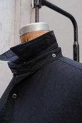 Porter Classic 2WAY COLLAR SHIRT 棉質黑色領片可變換長袖襯衫