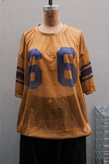 TOLQ Skeleton Printed Football T-shirts 日本設計師品牌 印花透光美式足球短袖