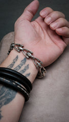 Sterling Silver 925 Teardrop Link Bracelet 淚滴鏈節純銀手鍊