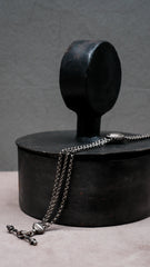 Victorian 800 Silver Multi-Strand Tassel Anklet with T-Bar 維多利亞時期 800銀 多股流蘇T-Bar腳鍊