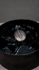 Sterling Silver 925 Hand-Engraved Rose Oval Locket 純銀 手刻玫瑰橢圓相片盒墜