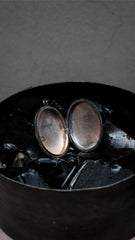 Sterling Silver 925 Hand-Engraved Rose Oval Locket 純銀 手刻玫瑰橢圓相片盒墜