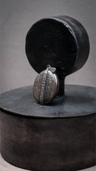 Sterling Silver 925 Hand-Engraved Rose Oval Locket 純銀 手刻玫瑰橢圓相片盒墜