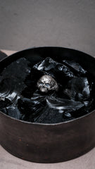 AllSaints Sterling Silver 925 Distressed Skull Ring 925銀 刻痕骷髏戒