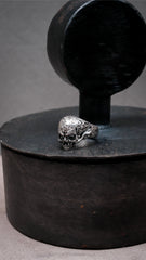 AllSaints Sterling Silver 925 Distressed Skull Ring 925銀 刻痕骷髏戒
