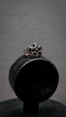 Sterling Silver 925 Gothic Flame Cross Ring 純銀 哥德火焰十字紋章戒