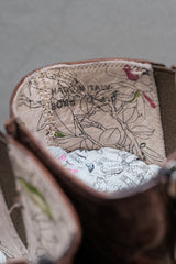 Paul Smith Hand Crafted Floral-Lined Leather Back-Zip Boots (Moca Brown)⁠ 手工製作經典花卉內襯皮革後拉鍊紳士短靴 (皮底/深摩卡棕)