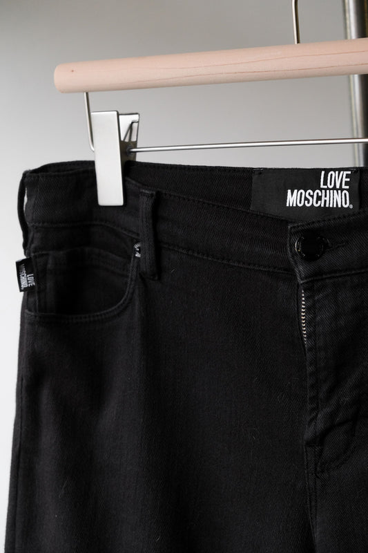 Love Moschino Cotton / Linen Bootcut Pants