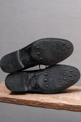 TOD'S Made in Italy U-Toe Leather Chukka Boots (Black)⁠義大利製 經典U型縫線皮革繫帶短靴 /查卡靴 (黑色)