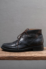 TOD'S Made in Italy U-Toe Leather Chukka Boots (Black)⁠義大利製 經典U型縫線皮革繫帶短靴 /查卡靴 (黑色)