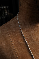 Raw Silver Nuggets Fine Silver 999 Handmade Beaded Necklace 原礦碎銀純銀手工串珠鍊