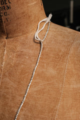 Hammered Nugget Fine Silver 999 Handmade Beaded Necklace 槌紋碎銀純銀手工串珠鍊