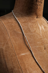 Hammered Nugget Fine Silver 999 Handmade Beaded Necklace 槌紋碎銀純銀手工串珠鍊