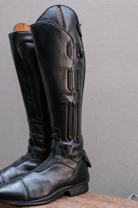 Veredus Guarnieri Long Riding Boot with Boa Adjustment 義大利頂級專業馬術裝備品牌 BOA系統真皮高筒馬靴 義大利製