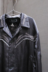 Professor.E 21SS "E IN ROCK PARTY" Western JKT 西部刺繡緞面夾克
