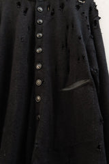 Professor.E Aged Knit Jacket / Layered Knit洗水破壞感針織衫