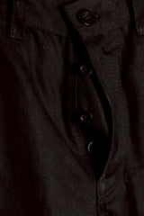 Black Waxed Denim Wide Leg Baggy Jeans 伴訂製款式黑色蠟布闊腿寬褲