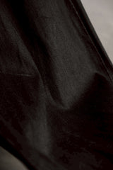 Black Waxed Denim Wide Leg Baggy Jeans 伴訂製款式黑色蠟布闊腿寬褲