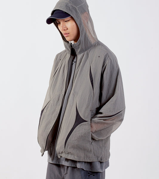 Nozzle quiz Airy Mono Windbreaker-Fog 防風外套 灰