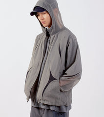 Nozzle quiz Airy Mono Windbreaker-Fog 防風外套 灰