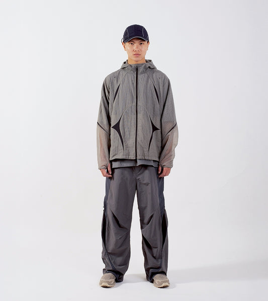 Nozzle quiz Airy Mono Windbreaker-Fog 防風外套 灰