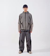 Nozzle quiz Airy Mono Windbreaker-Fog 防風外套 灰
