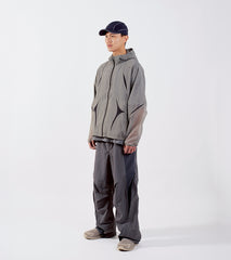 Nozzle quiz Airy Mono Windbreaker-Fog 防風外套 灰