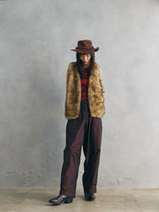 Kolor BEACON Polyester Easy Wide Pants Kolor支線品牌 金屬光澤聚酯寬版休閒長褲