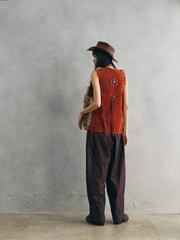 Kolor BEACON Polyester Easy Wide Pants Kolor支線品牌 金屬光澤聚酯寬版休閒長褲